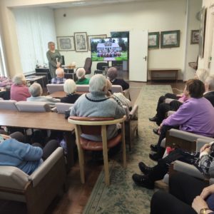 Псковская городская библиотека провела видео лекцию для участников проекта «Центр милосердия»